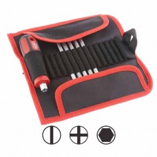 Wiha SYSTEM 6 Reversible Blades Set - Slotted/ Phillips/ Hex/ Ball End Hex - 6 pcs - 27717